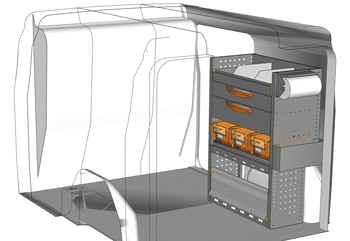 Esempio di allestimento per Fiat Doblò L1 H1 DO-0710-03