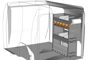 Esempio di allestimento per Fiat Doblò L1 H1 DO-0710-05