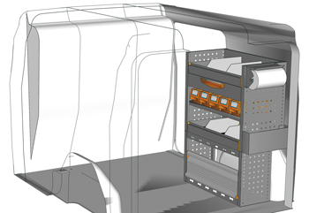 Esempio di allestimento per Fiat Doblò L1 H1 DO-0710-06