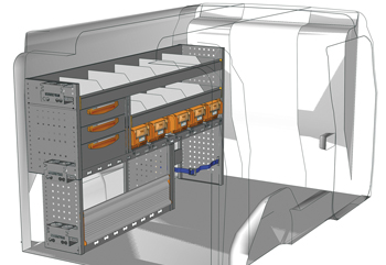 Fahrzeugeinrichtungen furgone Fiat Doblò L2 H1 DO-1710-03